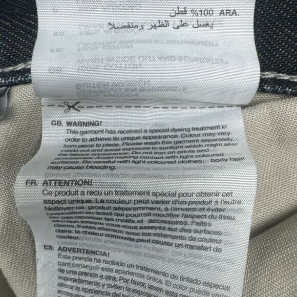 G-STAR RAW 3301 Men’s BLACK/GRAY Slightly Distressed Straight Leg Jeans 36 X 34 - Picture 15 of 15